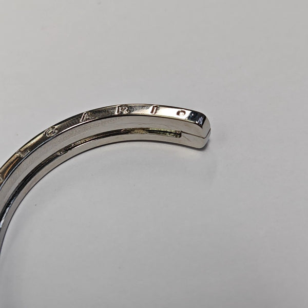 B.ZERO1 18k Rose Gold Silver Bangle