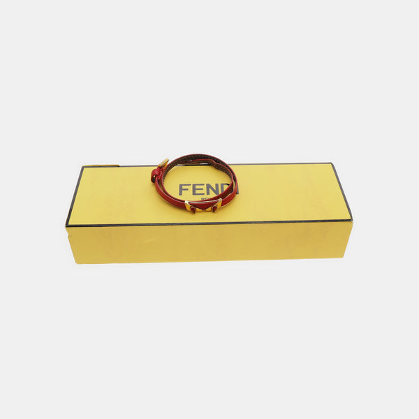 Leather Red Bracelet