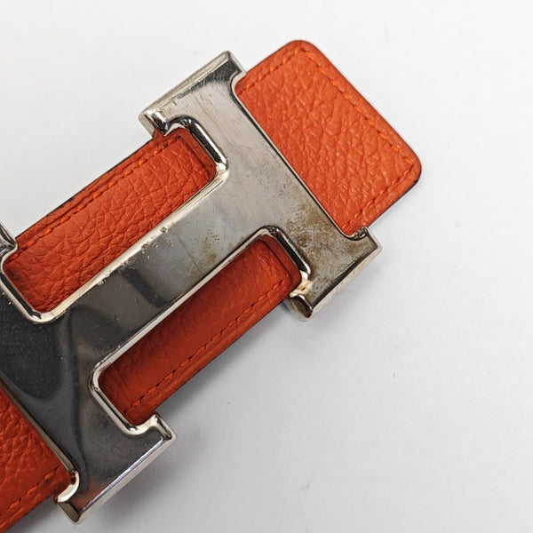 Leather Belt Orange