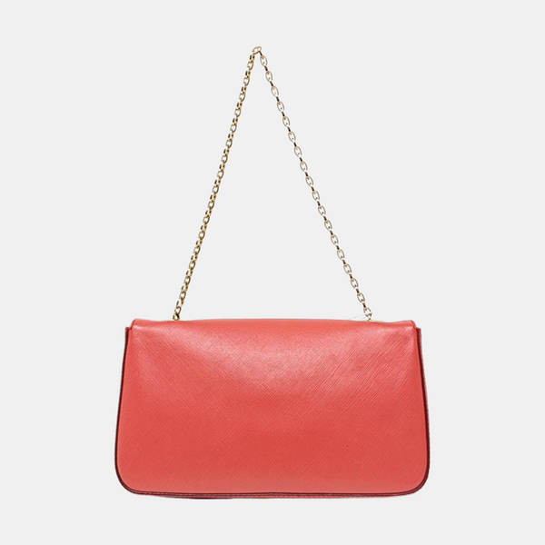 Calfskin Shoulder Bag Red