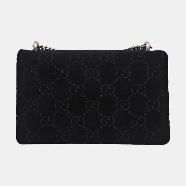 Dionysus Small Monogram Velvet Black