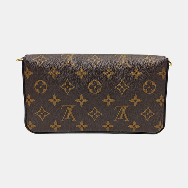 FÉLICIE Monogram Coated Canvas Brown