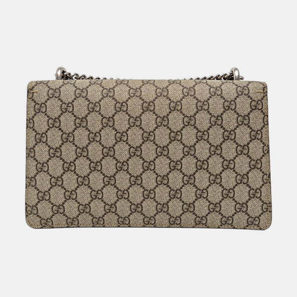 Dionysus Small Monogram Coated Canvas Black