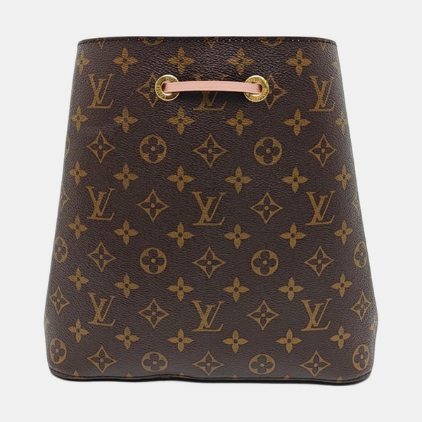 NÉONOÉ MM Monogram Coated Canvas Brown