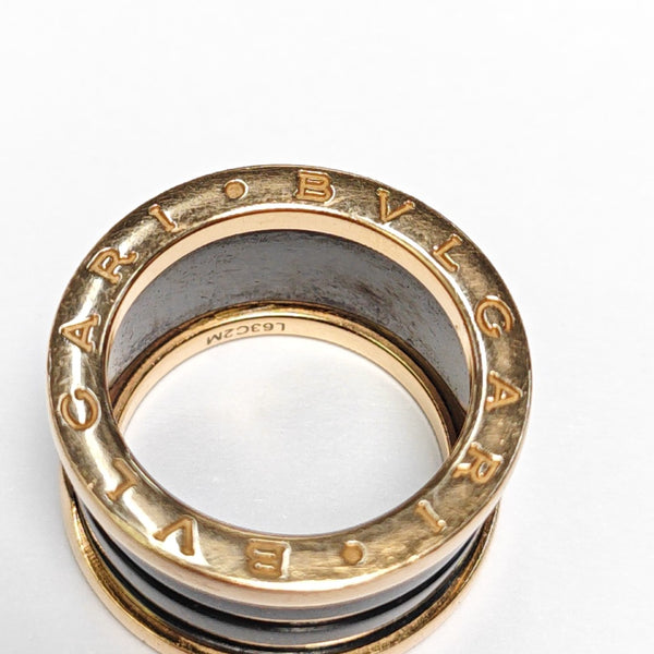 B.ZERO1 18k Rose Gold Ring EU 51