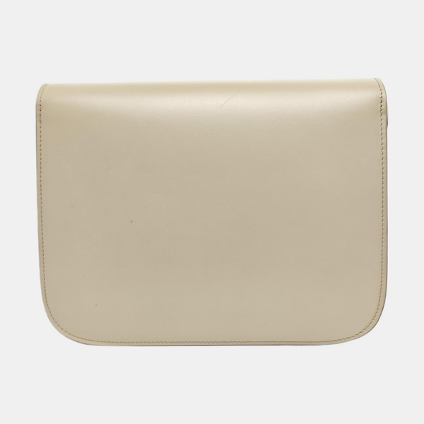 CLASSIC BOX Piel de becerro mediana Beige