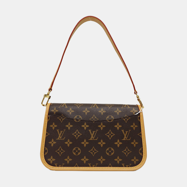 DIANE Monogram Coated Canvas Brown