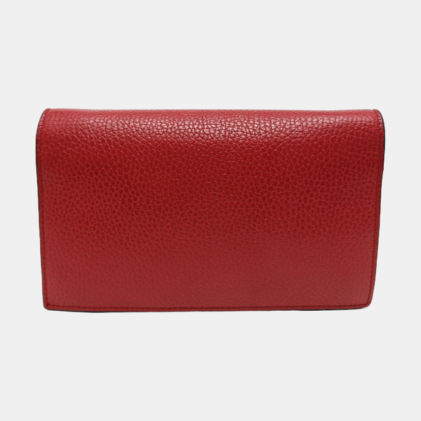 GG Marmont Super Mini Calfskin Red