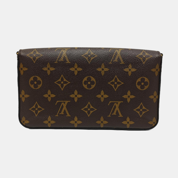 FÉLICIE Monogram Coated Canvas Brown