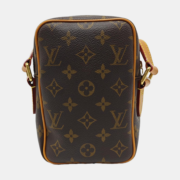 AMAZON Monogram Coated Canvas Brown