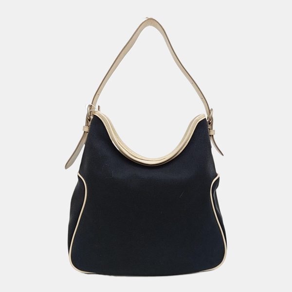 Canvas Shoulder Bag Black