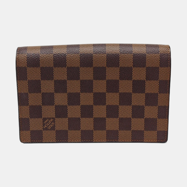 VAVIN Damier Ebene Coated Canvas Brown