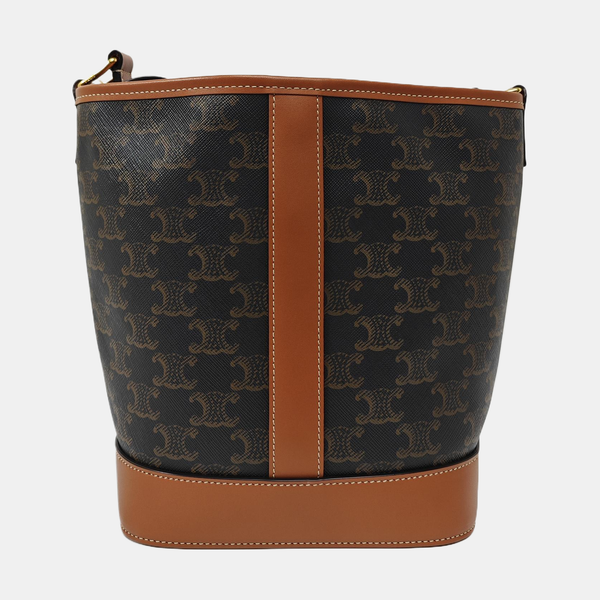 TRIOMPHE CANVAS Small Coated Canvas Brown