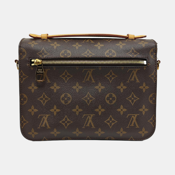 MÉTIS MM Monogram Coated Canvas Brown