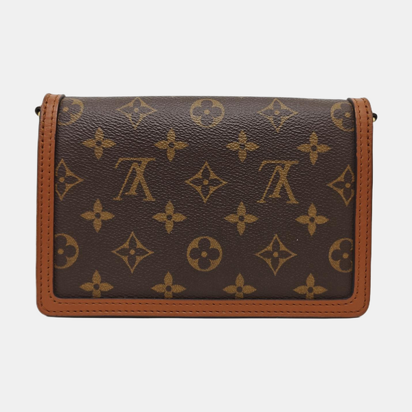 DAUPHINE WOC Monogram Coated Canvas Brown