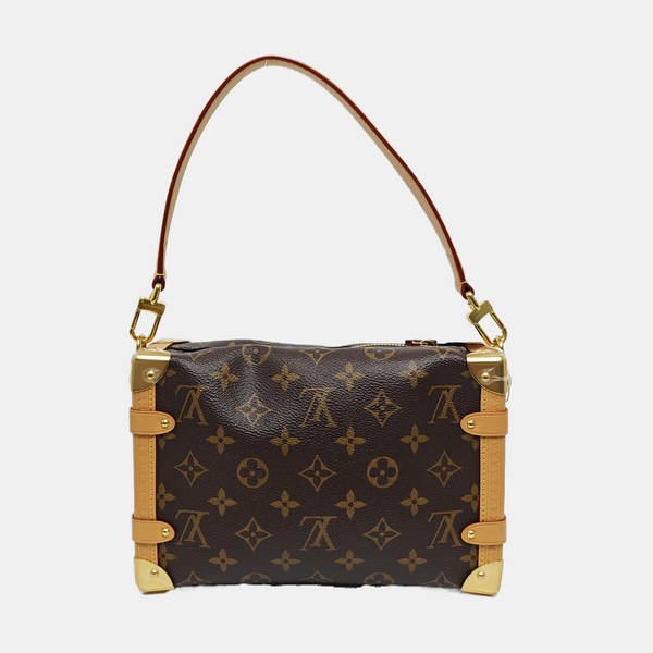SIDE TRUNK MM Monogram Coated Canvas Brown
