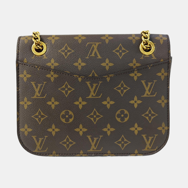 PASSY Monogram Coated Canvas Brown
