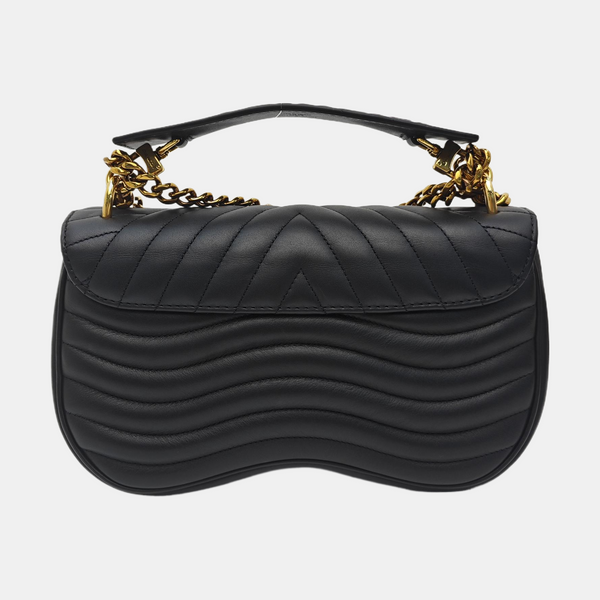 NEW WAVE MM Quilted Calfskin Black