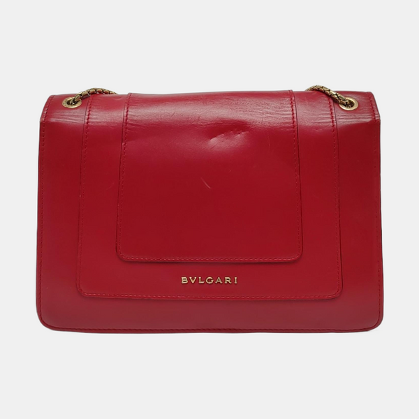SERPENTI FOREVER Medium Calfskin Red