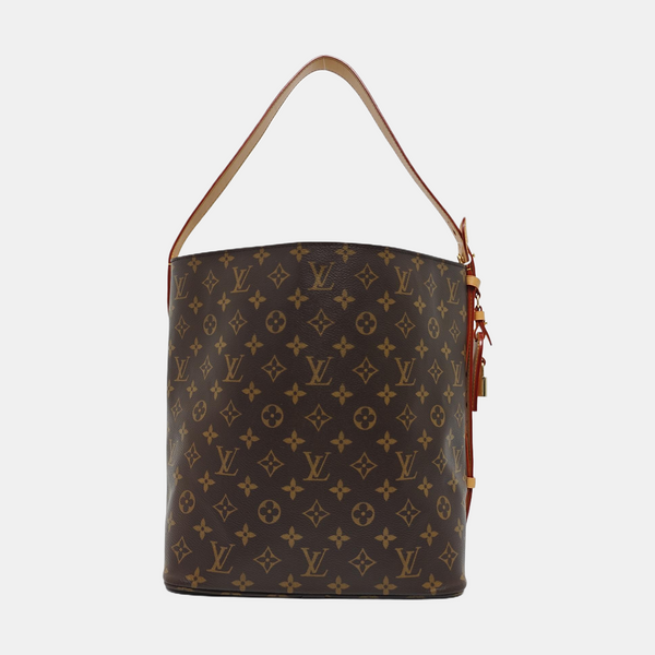 ALL IN GM Monogram Coated Canvas Brown