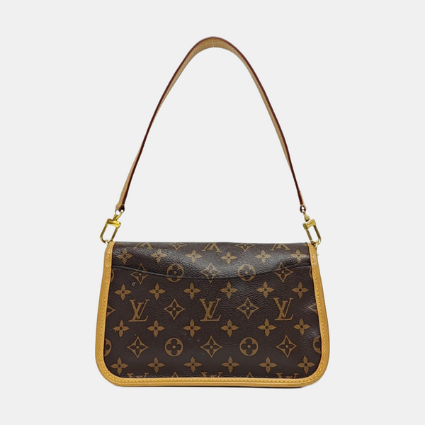 DIANE Monogram Coated Canvas Brown