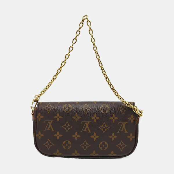 IVY Monogram Coated Canvas Brown