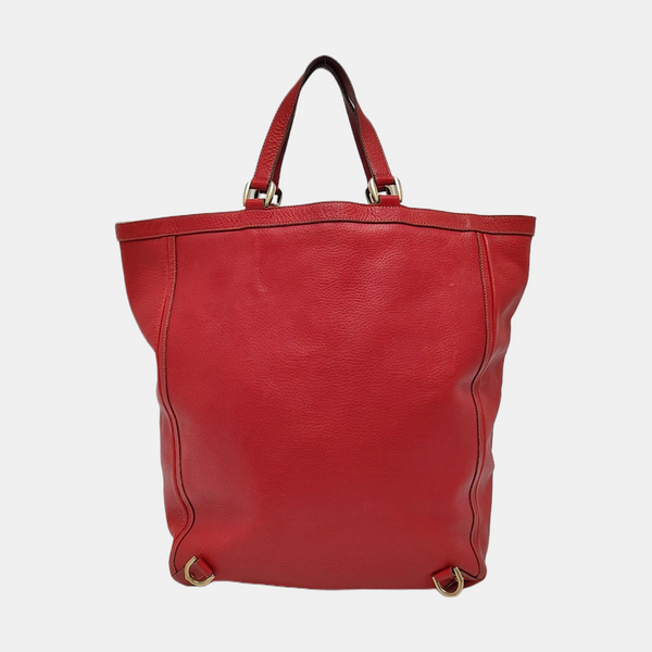 Abbey Calfskin Red