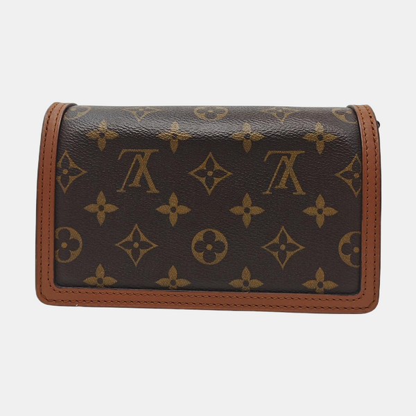 DAUPHINE WOC Monogram Coated Canvas Brown