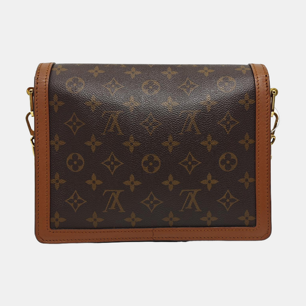 DAUPHINE MM Monogram Coated Canvas Brown