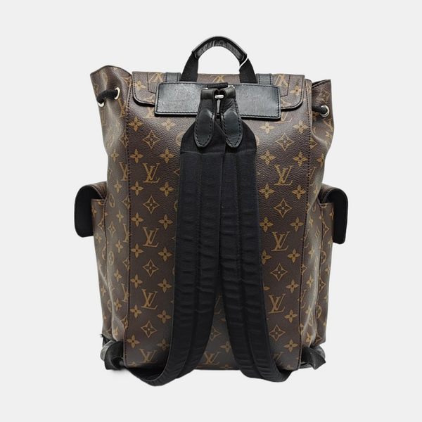 CHRISTOPHER MM Monogram Coated Canvas Brown
