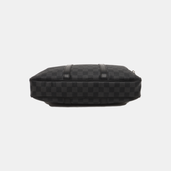 PORTE-DOCUMENTS PM Damier Graphite Coated Canvas Black