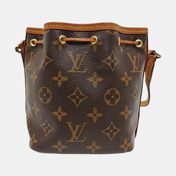NÉONOÉ Nano Monogram Coated Canvas Brown