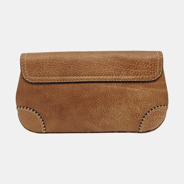 Calfskin Clutch Brown