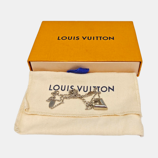 LV & ME Metal Silver Necklace