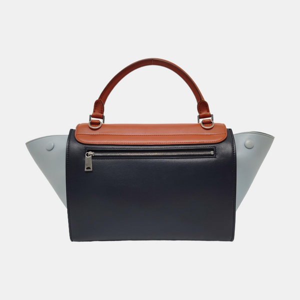 Authenticated pre-owned TRAPEZE Small Calfskin Multicolor - Shoulder Bag at Looply