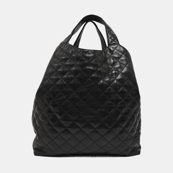 ICARE Extra Large Quilted Lambskin Black