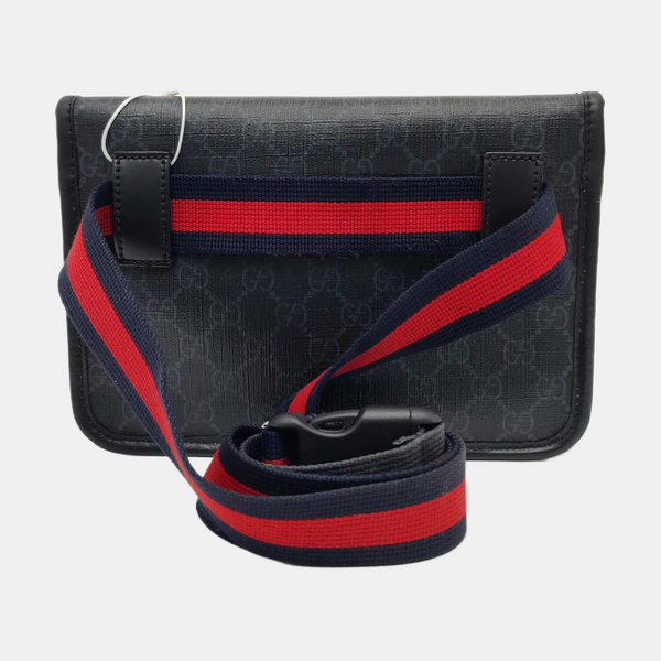 Neo Vintage Monogram Coated Canvas Black