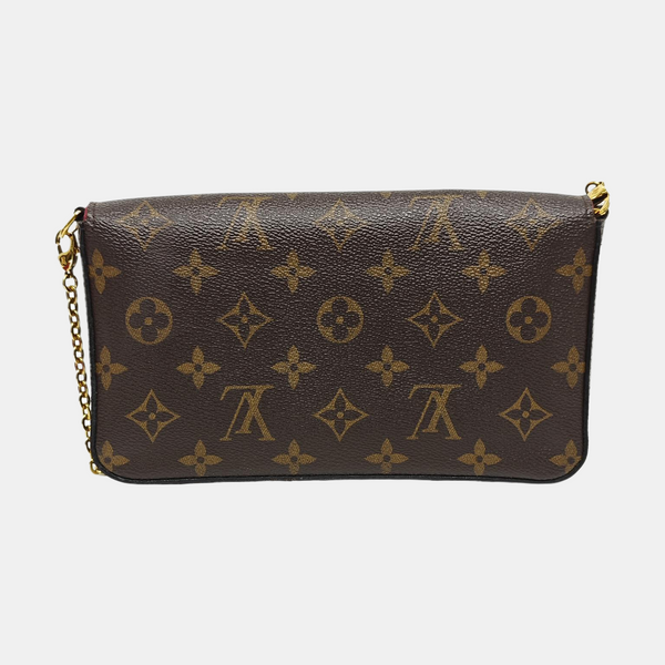 FÉLICIE Monogram Coated Canvas Brown
