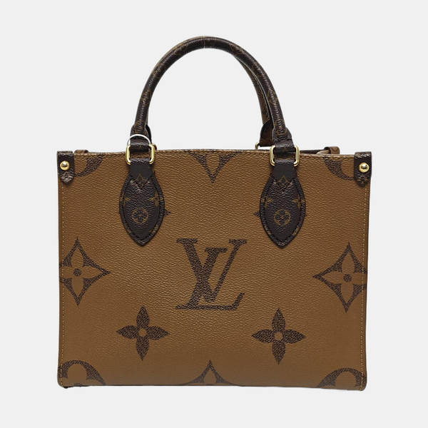 ONTHEGO PM Monogram Coated Canvas Brown