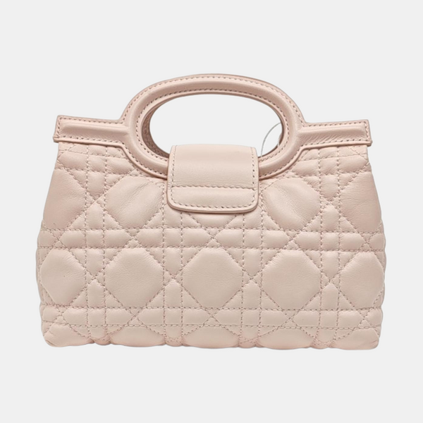 Jolie Top Handle Mini Cannage Lambskin Pink