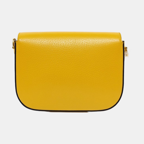 Authenticated pre-owned Horsebit 1955 Mini Calfskin Yellow - Shoulder Bag at Looply