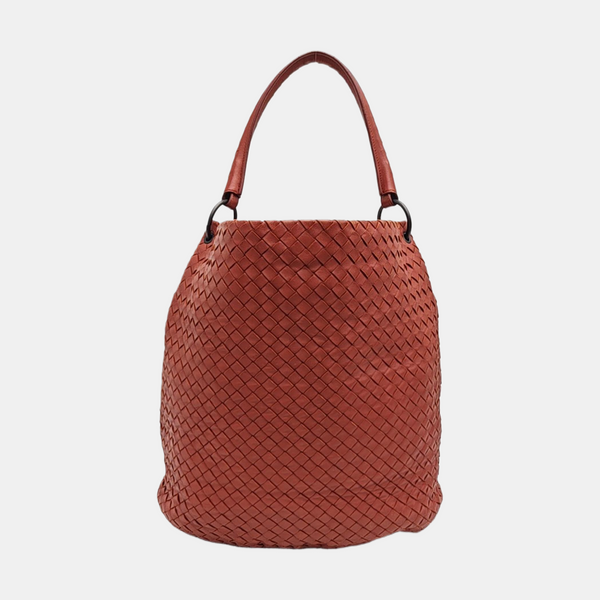 Calfskin Top Handle Bag Red