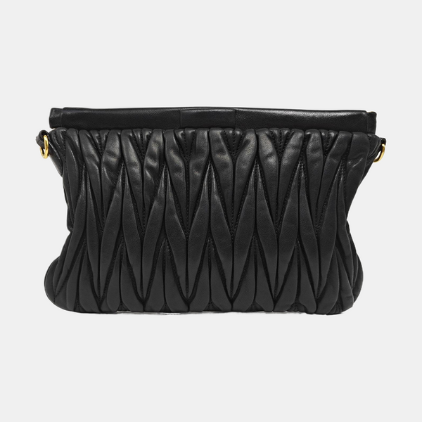Lambskin Shoulder Bag Black