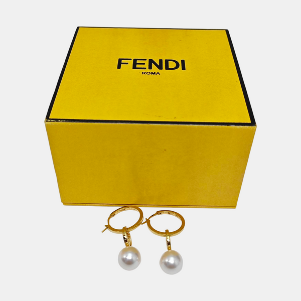 Metal Gold Stud Earrings