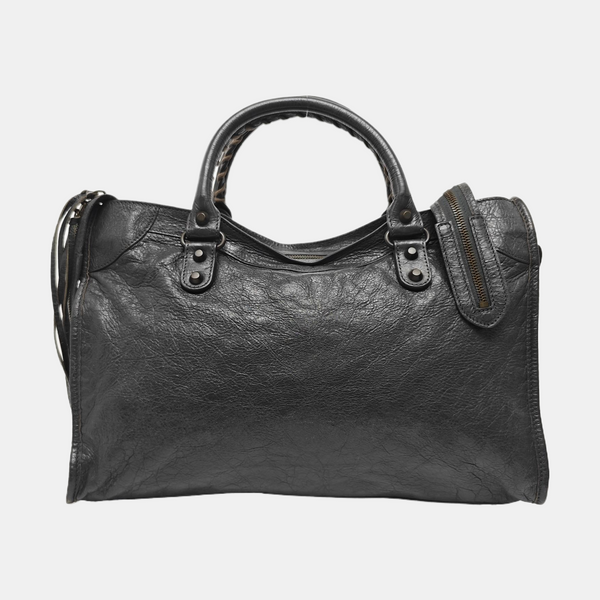 Classic City Medium Lambskin Gray