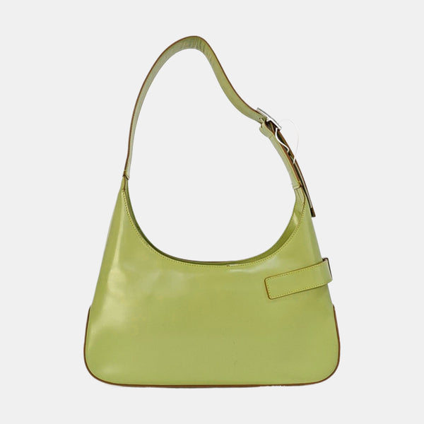 Clasp Hobo Calfskin Green