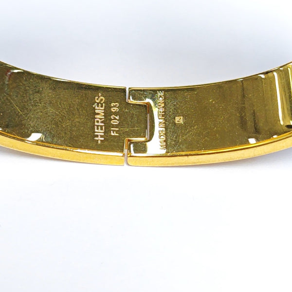 Clic H Metal Gold Bangle