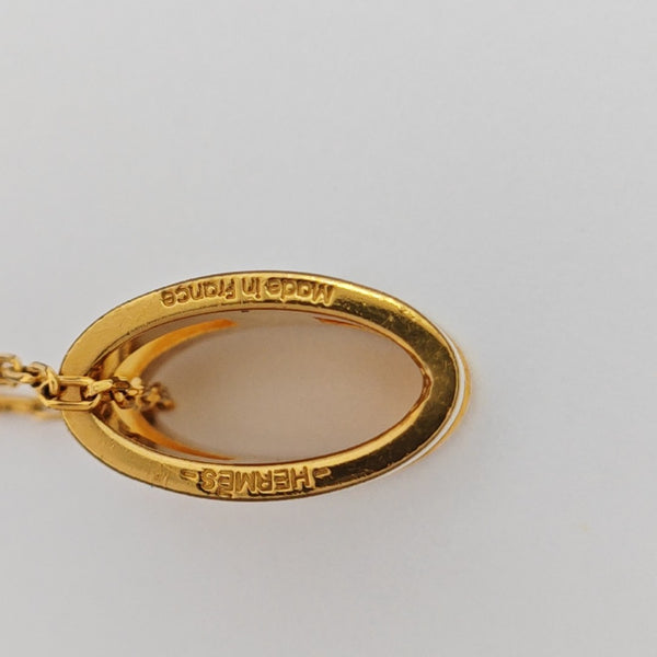 Pop H Metal Gold Necklace