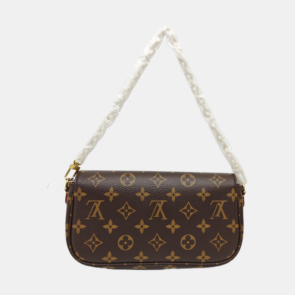 IVY Monogram Coated Canvas Brown