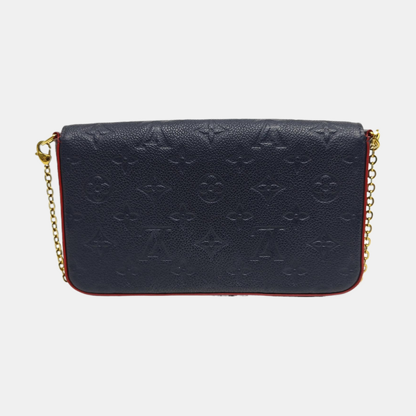 FÉLICIE Monogram Calfskin Blue